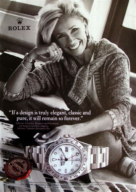 1980s rolex explorer advertisement|rolex watches ads.